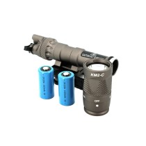 M622V Weapon Scout Flashlight with IR & Remote Pressure Switch Pad & QD Flashlight Mount, 500 Lumens LED Light