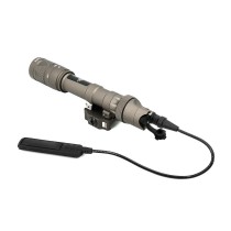 M622V Weapon Scout Flashlight with IR & Remote Pressure Switch Pad & QD Flashlight Mount, 500 Lumens LED Light