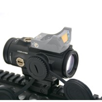 5X Optics HD Gen II Red Dot Prism Scopes With Miniature Red Dot Sight Combo