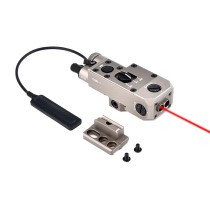 Metal CQBL Laser Sights，With IR Laser + Red/Green/Blue Laser Sight，With Pressure Switch & M300/M600 Series Flashlight Base Mount