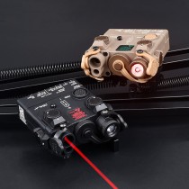 Plastic DBAL-A2 Laser Sights，With IR Laser + Red/Green/Blue Laser Sight + IR Light Illuminator Night Vision Flashlight