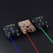 Plastic DBAL-A2 Laser Sights，With IR Laser + Red/Green/Blue Laser Sight + IR Light Illuminator Night Vision Flashlight