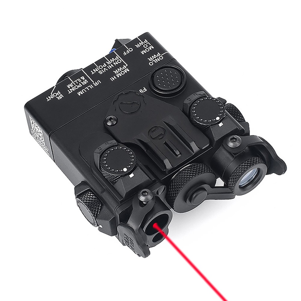 Metal DBAL-A2 Box Laser Sights，With IR Laser + Strobe/Momentary/Constant Modes Whitelight LED 160 Lumens Flashlight