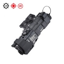 Metal MAWL C1 Laser Sights，With IR Laser + IR Fill Light + Strobe/Momentary/Constant Modes Whitelight LED 220 Lumens Flashlight