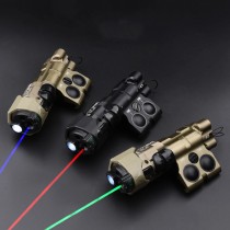 Metal MAWL C1 Laser Sights，With IR Laser + IR Fill Light + Strobe/Momentary/Constant Modes Whitelight LED 220 Lumens Flashlight