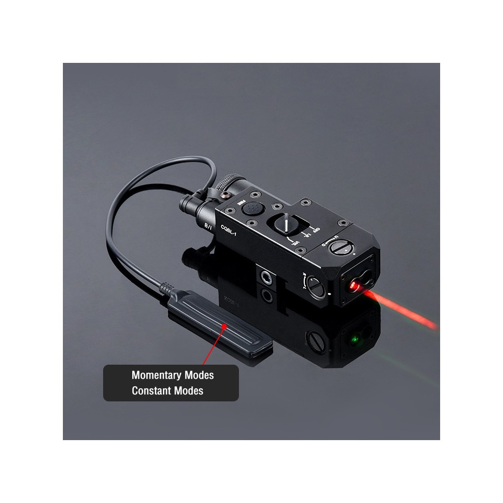 Metal CQBL-1 Box Laser Sights，With IR Laser + Red/Green/Blue Laser Sight