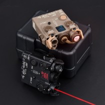 Plastic DBAL-A2 Box Laser Sights，With IR Laser + Red/Green/Blue Laser Sight + IR Light Illuminator Night Vision Flashlight