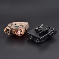 Plastic DBAL-A2 Box Laser Sights，With IR Laser + Red/Green/Blue Laser Sight + IR Light Illuminator Night Vision Flashlight