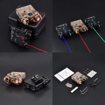 Plastic DBAL-A2 Box Laser Sights，With IR Laser + Red/Green/Blue Laser Sight + IR Light Illuminator Night Vision Flashlight