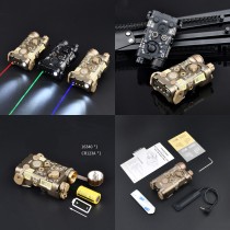 Metal L3-NAGL Box Laser Sights，With IR Laser + Red/Green/Blue Laser Sight + Whitelight LED 150 Lumens Flashlight