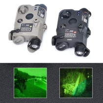 Plastic PEQ-15 Box Laser Sights，With IR Laser + Red/Green Laser Sight + IR Light Illuminator Night Vision Flashlight