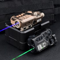 Metal RIAD X Box Laser Sights，With IR Laser + Red/Green/Blue Laser Sight，3-Level Brightness Adjustable