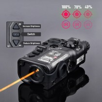 Metal RIAD X Box Laser Sights，With IR Laser + Red/Green/Blue Laser Sight，3-Level Brightness Adjustable