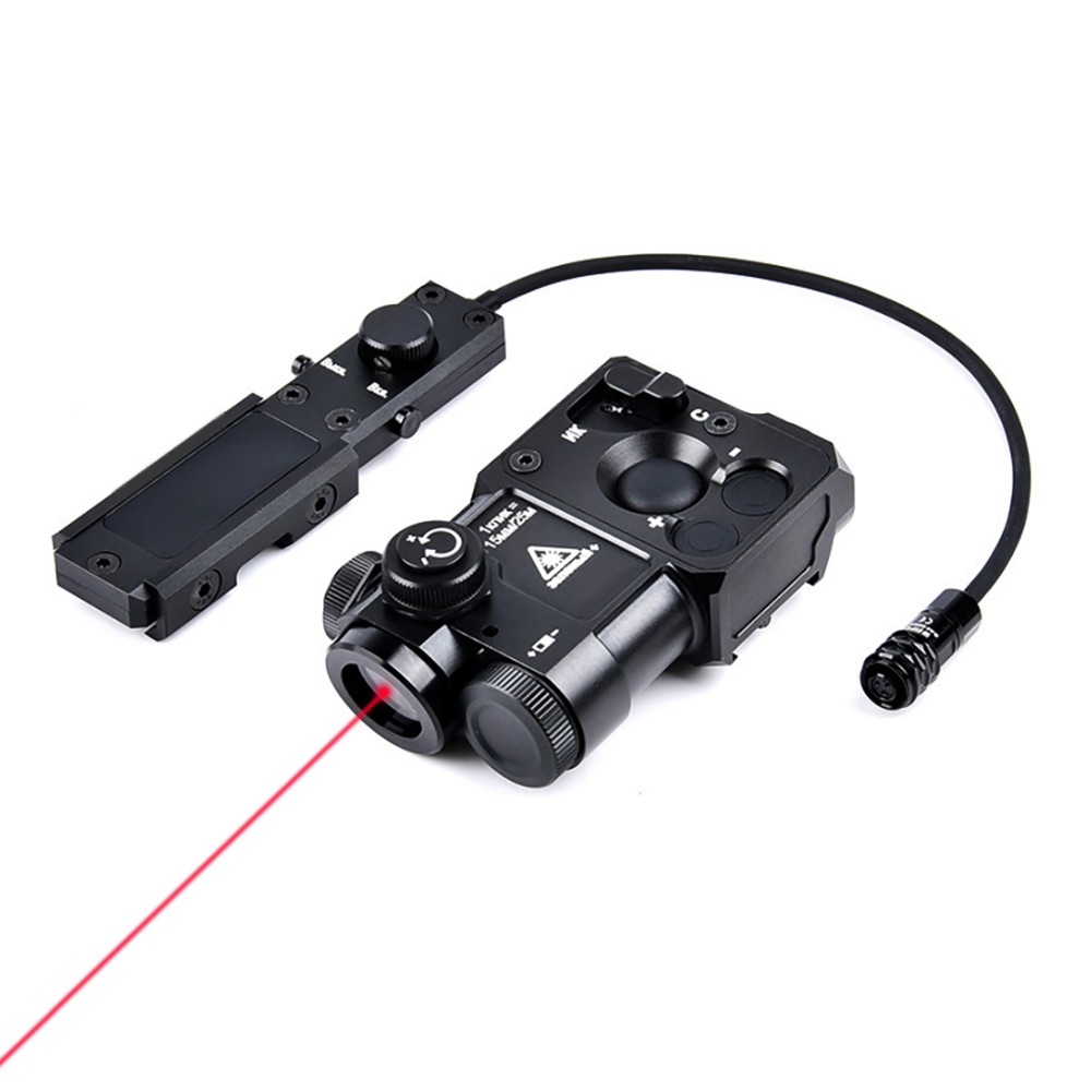 Metal PESRT-4 Box Laser Sights，With IR Laser + Red/Green/Blue Laser Sight，4-Level Laser Brightness