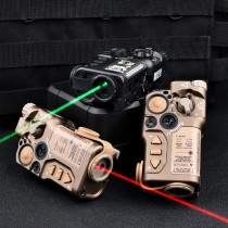 Metal RIAD X Box Laser Sights，With IR Laser + Red/Green/Blue Laser Sight，3-Level Brightness Adjustable