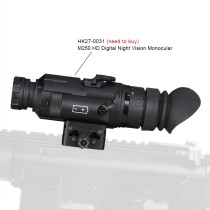 M250 HD Digital Night Vision Monocular Mount Rail Attachment Base Adapter，CNC Quick Release Metal Clamp