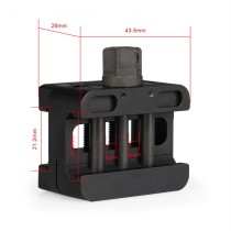 M250 HD Digital Night Vision Monocular Mount Rail Attachment Base Adapter，CNC Quick Release Metal Clamp