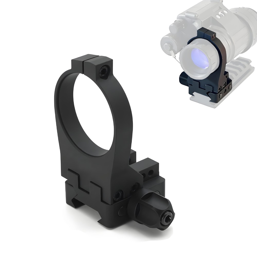 PVS-14 Quick-Connect Rail Mount Rings Adapter QD Quick Release Detach Adjustable Base，for PVS-14