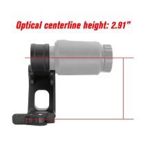 Tactical FTC Magnifier Mount，2.91" Optical Centerline Hieght，Compatible With 30mm Body Magnifiers Etc