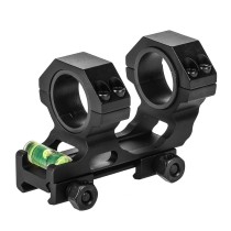 Scope Mounting Rings with Bubble Level, Compact Scope Mounts Base，Dual Rings Mount Adapter Ring  25.4mm/30mm