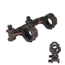 Tactical Double Rings 25.4/30mm Extended Cantilever Scope Mount Adaptor，Dovetail Low Profile，1.54 inch Optics Center Height