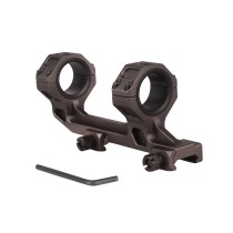 Tactical Double Rings 25.4/30mm Extended Cantilever Scope Mount Adaptor，Dovetail Low Profile，1.54 inch Optics Center Height