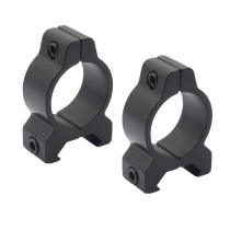 25.4mm Scope Optics Fixed Rings Mount, Fits 25.4mm Scope Tube Diameter，Attachable 20mm Rail