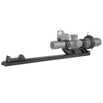 Tactical FAST Zooming System Scopes Switch Mount Base，With Replaceable Red Dot Top Rail Mount & Rings Adapter Combo