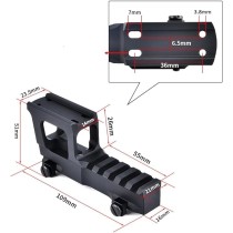 2.33" Optics Red Dot Sight Riser Mount，for Original or Replica Series Red Dot Sight & Laser