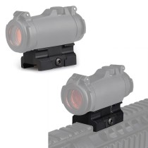 T2RDS Red Dot Riser Mount Metal Heighten Base Optics Integrated Low Profile Kits，For T1/T2 Footprint Red Dot Sights