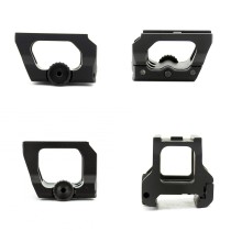 1.57'' & 1.93'' Scopes Riser Mount Base Combo，QD Quick Release Detach Heighten Optic Mount，For T1 T2