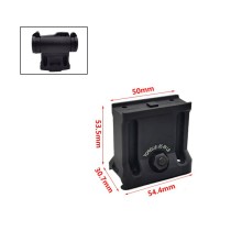 1.93" High Profile Red Dot Sight Mount，Heighten Base，For T & M Series Red Dot Sight，Aluminium