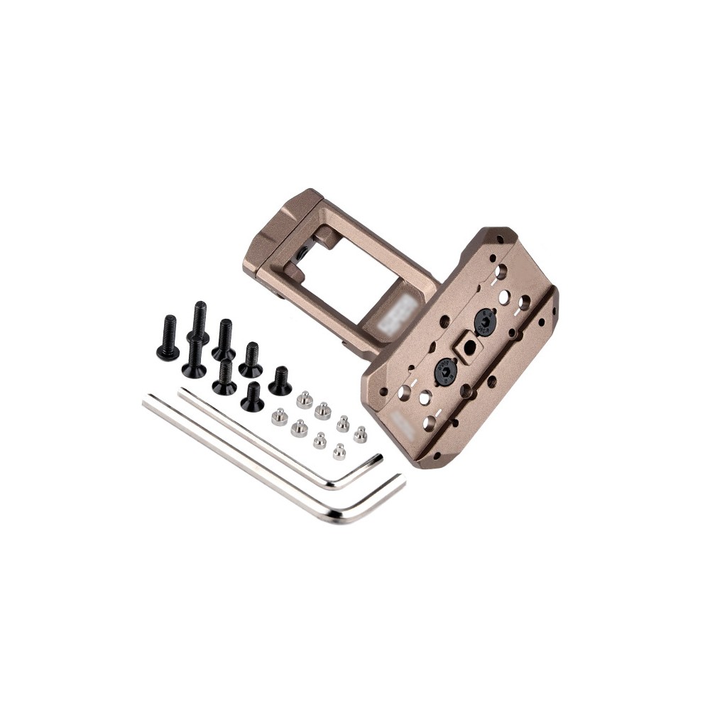 45 Degree Oblique Offset Mount Bracket，Multifunction Side Mounting Base，for T Series Red Dot Sight