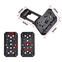 45 Degree Oblique Offset Mount Bracket，Multifunction Side Mounting Base，for T Series Red Dot Sight