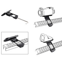 45 Degree Oblique Offset Mount Bracket，Multifunction Side Mounting Base，for T Series Red Dot Sight