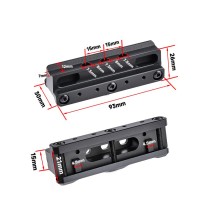 ACOG Tactical FAST Series Optic Scope Mount Base Adapter Plate for Fiber Optic Scope Red Dot