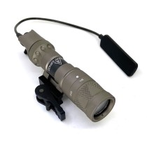 M323V IR & LED WhiteLight Tactical Scout Flashlight，520 Lumens Super Bright Strong Flashlight