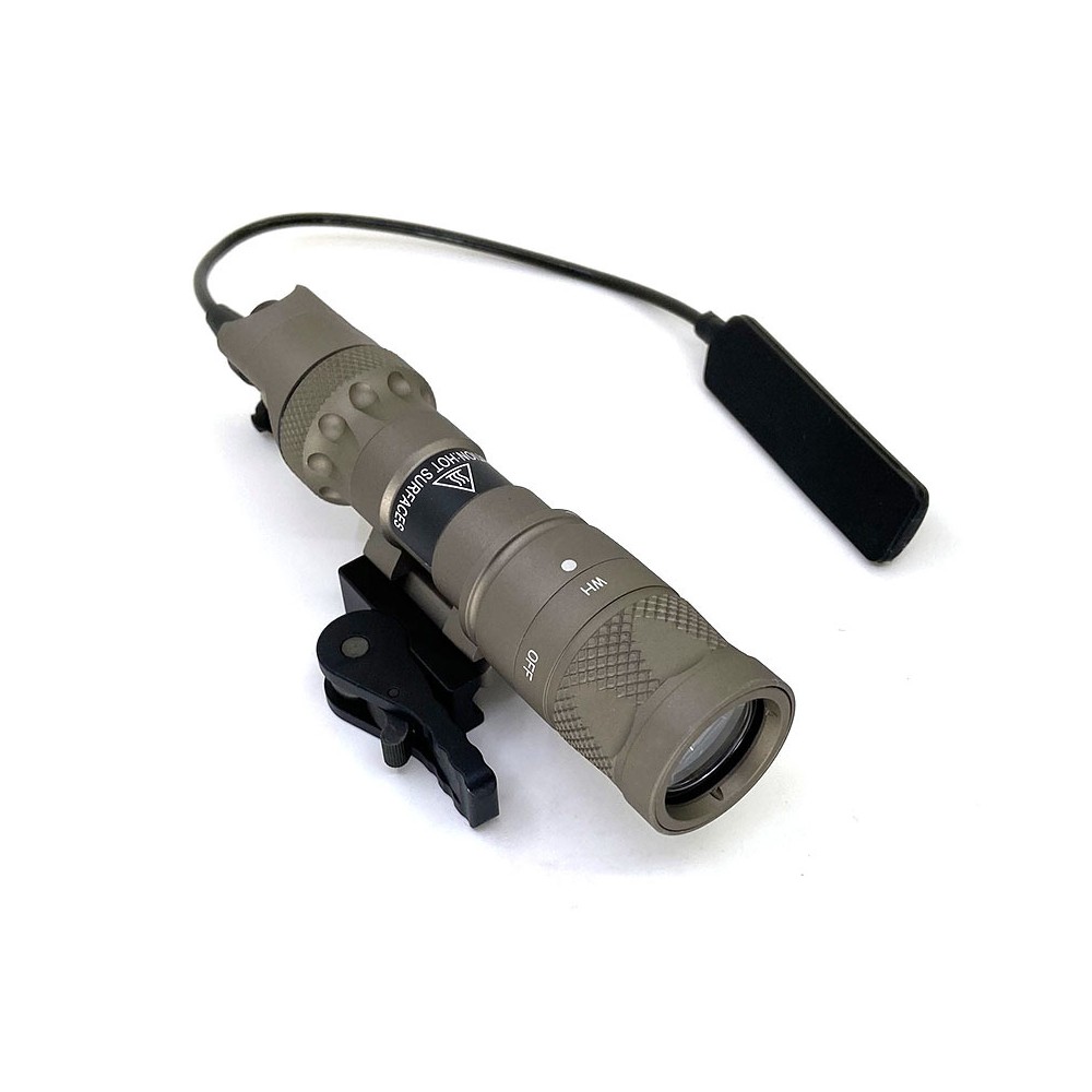 M323V IR & LED WhiteLight Tactical Scout Flashlight，520 Lumens Super Bright Strong Flashlight