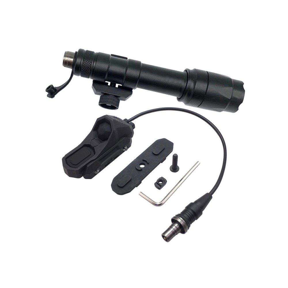 M600C Tactical Scout Flashlight 800 Lumens With Remote Pressure Push Button Switch Combo