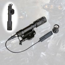 M620W Tactical LED Mini Scout Flashlight，200 Lumens Whitelight Torch Light，with Pressure Switch