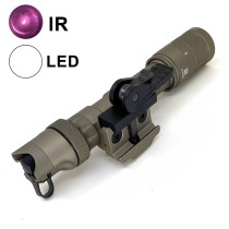 M622V Tactical Scout Flashlight with IR Function & Remote Pressure Switch Pad Assembly