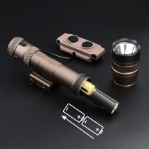 1300 Lumens Mini Scout Torch Light，Tactical LED Whitelight Flashlight