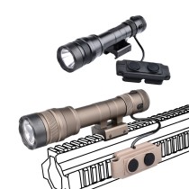 1300 Lumens Mini Scout Torch Light，Tactical LED Whitelight Flashlight