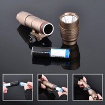 900 Lumens Mini Scout Torch Light，Tactical LED Whitelight Flashlight