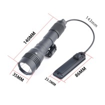 900 Lumens Mini Scout Torch Light，Tactical LED Whitelight Flashlight