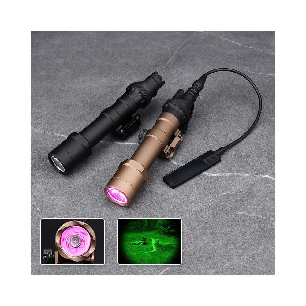 M600B Tactical IR Flashlight，850nm IR Illuminator LED Mini Scout Torch Light