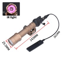 M600B Tactical IR Flashlight，850nm IR Illuminator LED Mini Scout Torch Light