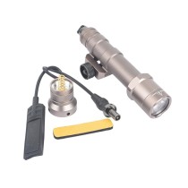 M600U Mini Scout Torch Light，560 Lumens Tactical LED Whitelight Flashlight，with Remote Pressure Switch