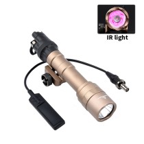 Tactical IR Flashlight，850nm IR Illuminator LED Mini Scout Torch Light，Infrared Light Night Vision Flashlight