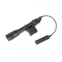 M612V Mini Scout Torch Light，200 Lumens Tactical LED Whitelight Flashlight，with Remote Pressure Switch